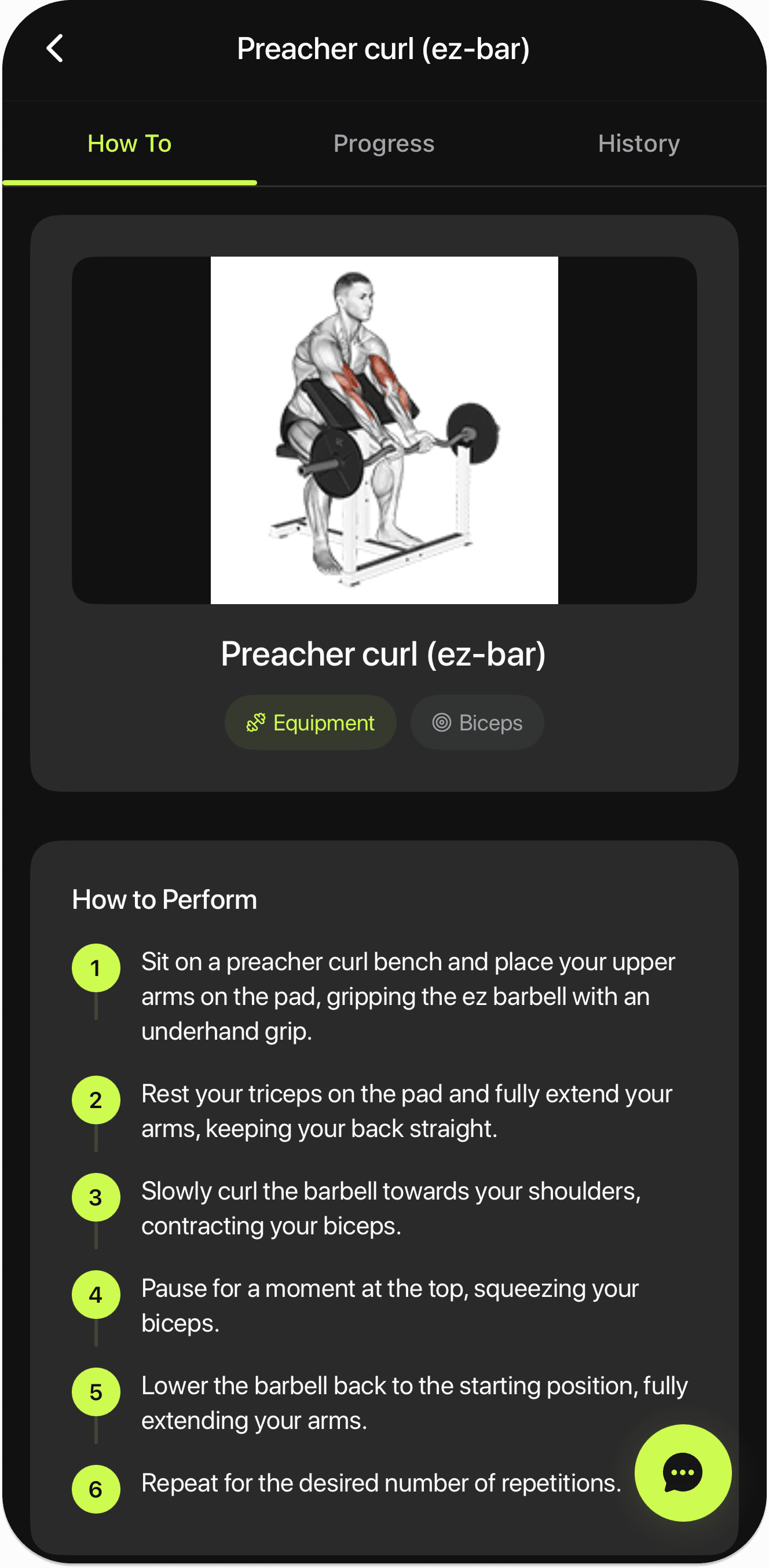 Exercise form tips and how-to